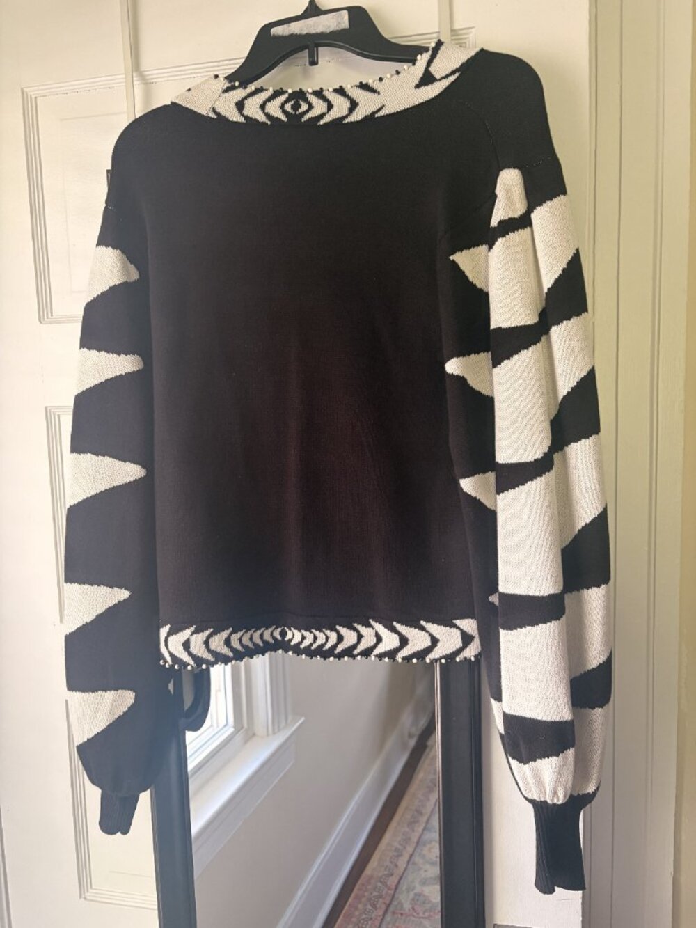 FARM Rio Black Palms Graphic Cardigan (Size: M) - Picture 4 of 6